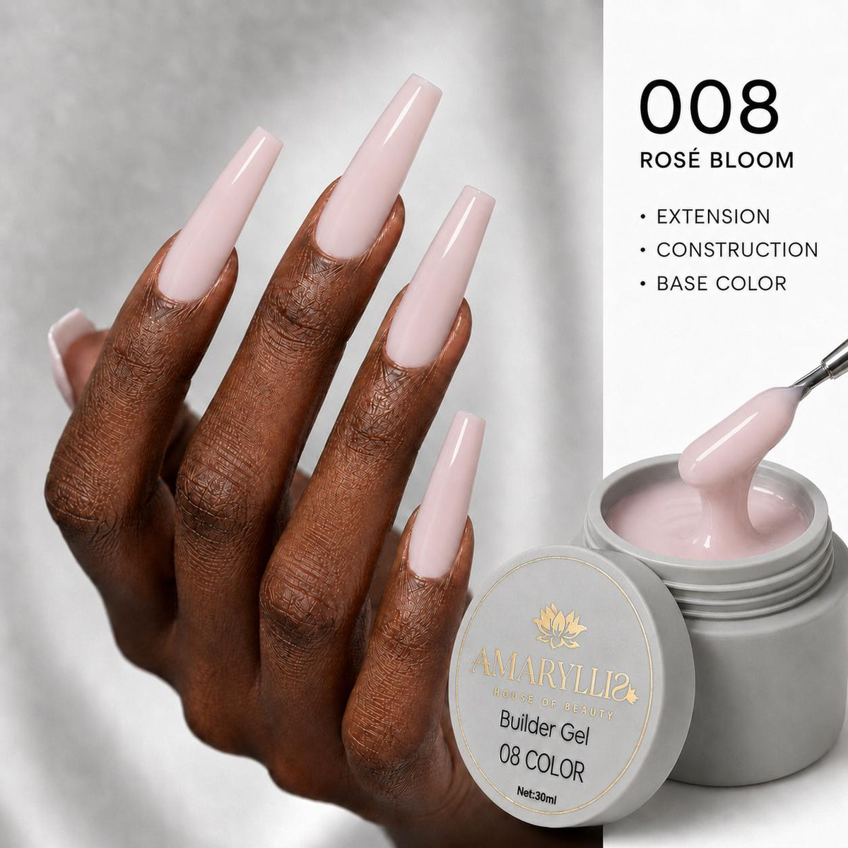 Amaryllis House of Beauty Builder Gel Rosé Bloom-08