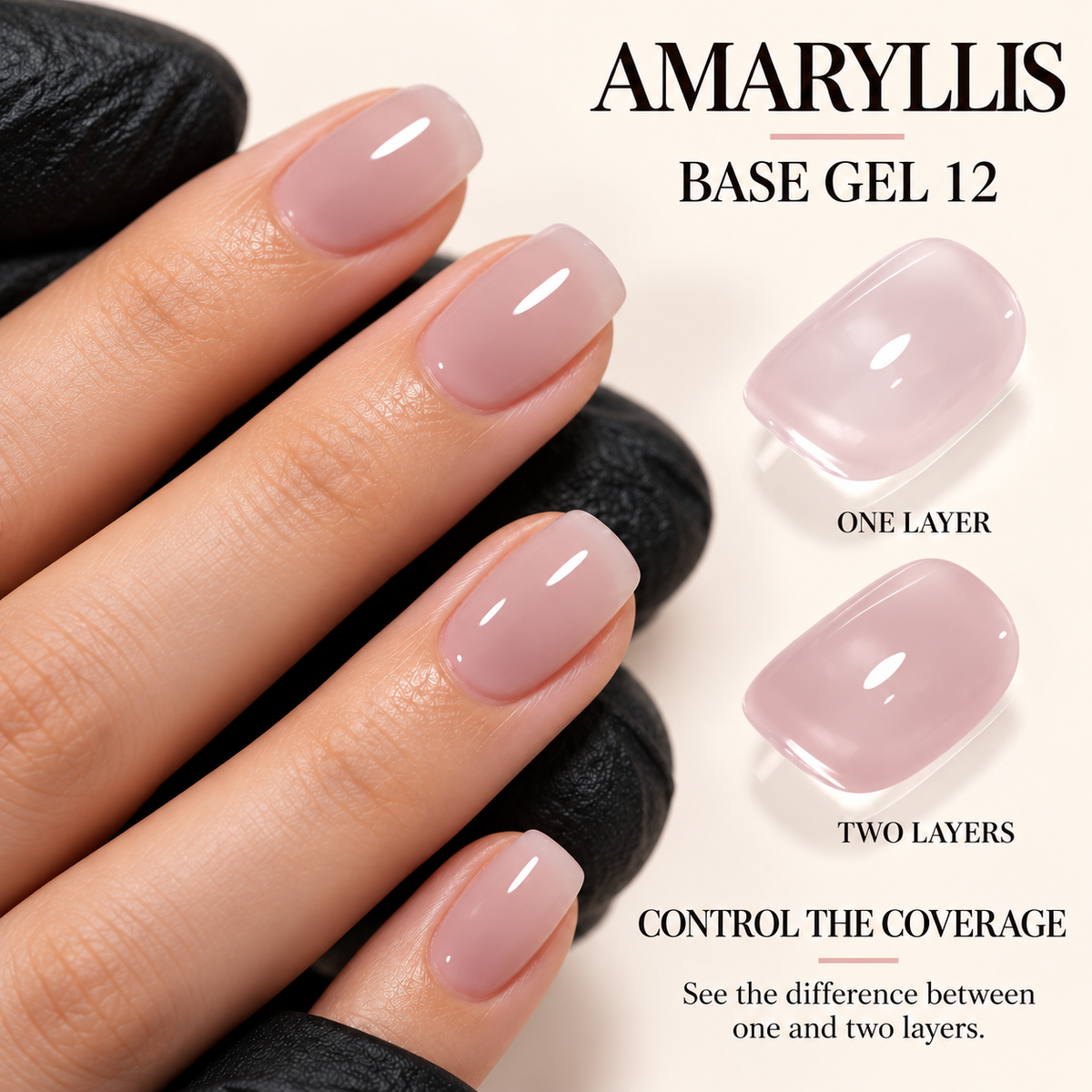 Amaryllis Rubber Base Gel 12