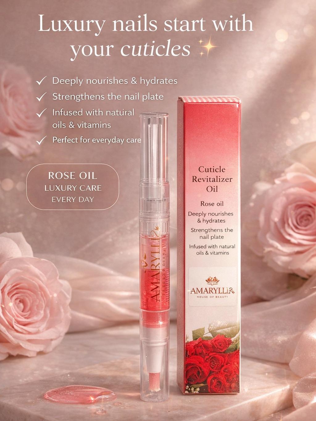 Rose Cuticle Oil – Hydrating Nail & Cuticle Treatment