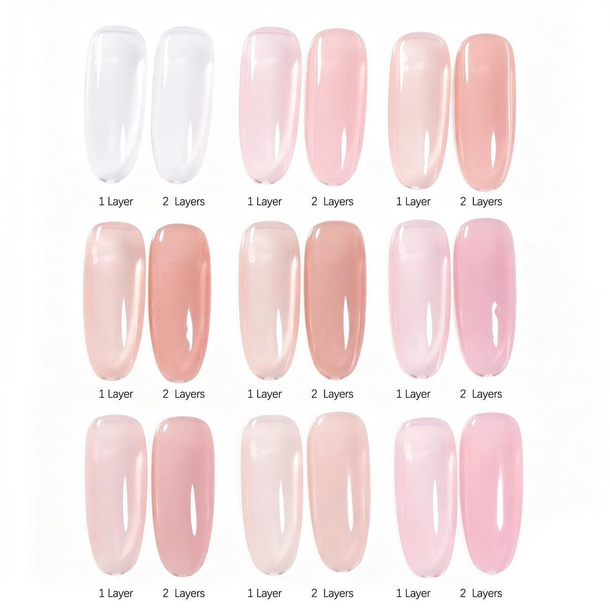 Amaryllis House of Beauty Base Gel 02 Soft Pink HEMA-Free TPO-Free Soak-Off UVLED 15ml Nail Nail Art
