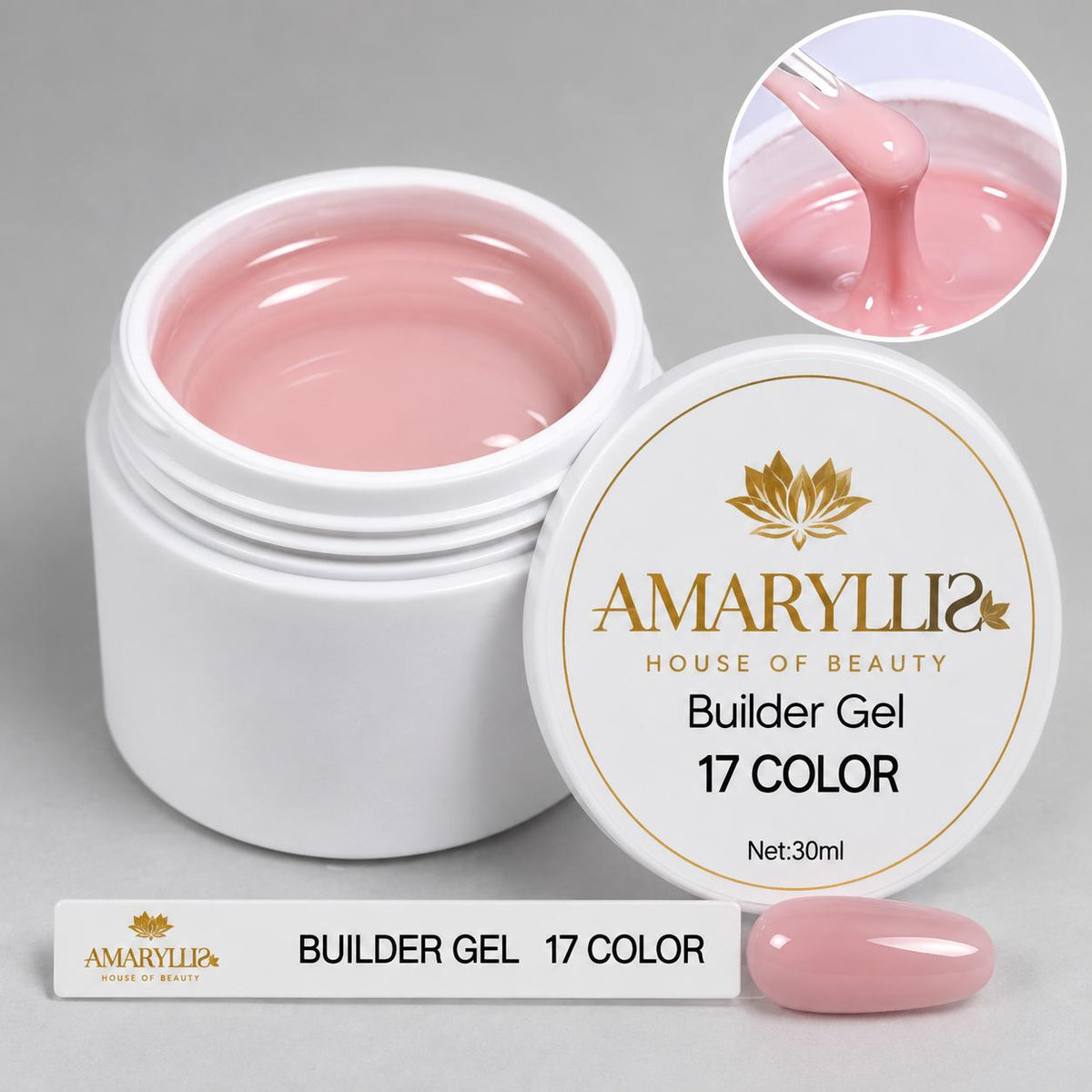 Amaryllis House of Beauty Builder Gel Angel Kiss-17