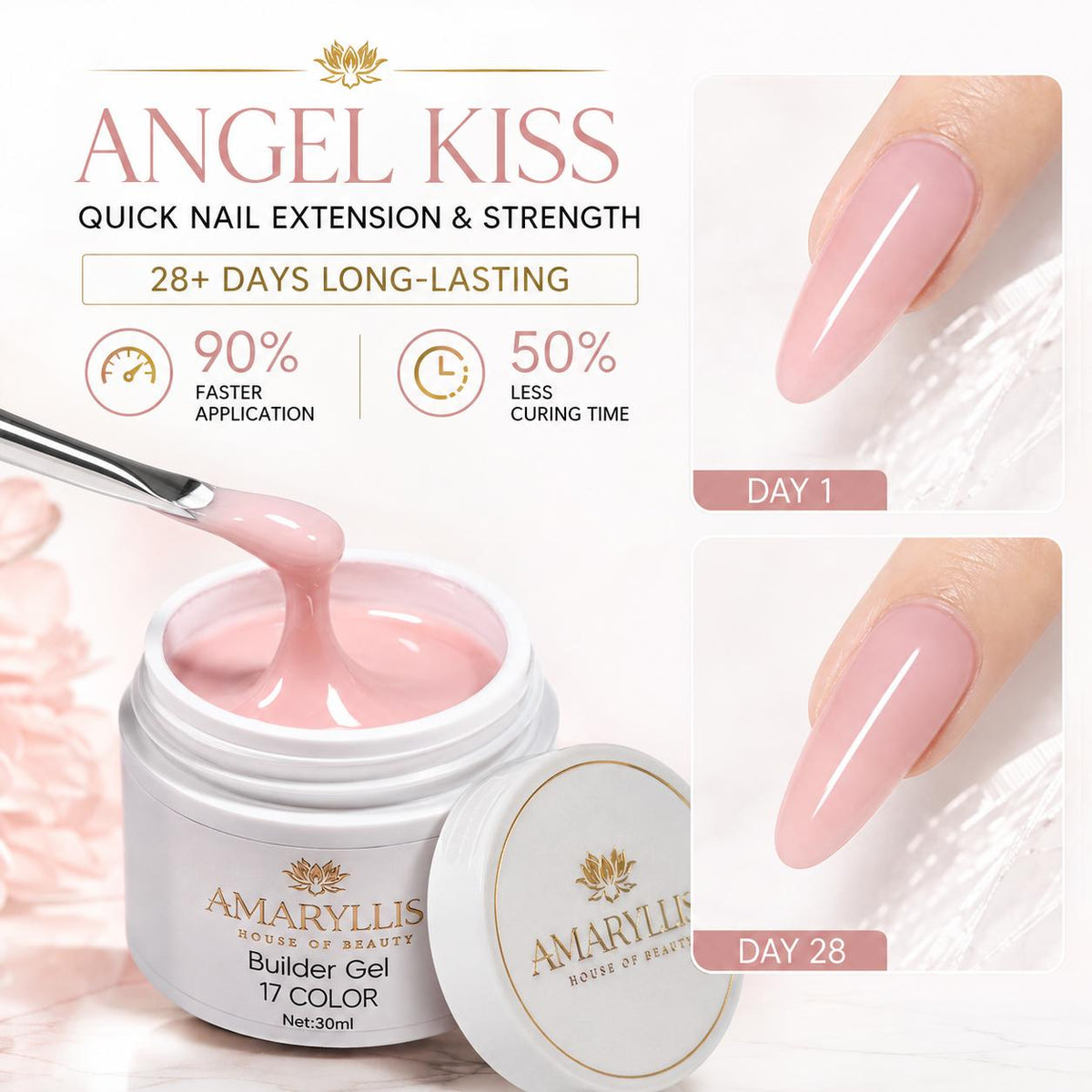 Amaryllis House of Beauty Builder Gel Angel Kiss-17
