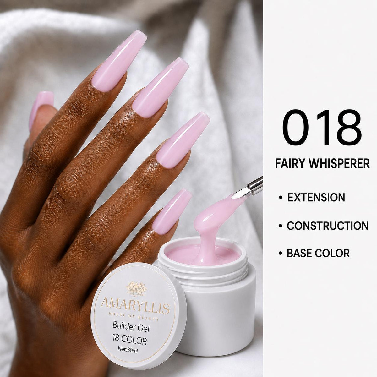 Amaryllis House of Beauty Builder Gel Fairy Whisper-18