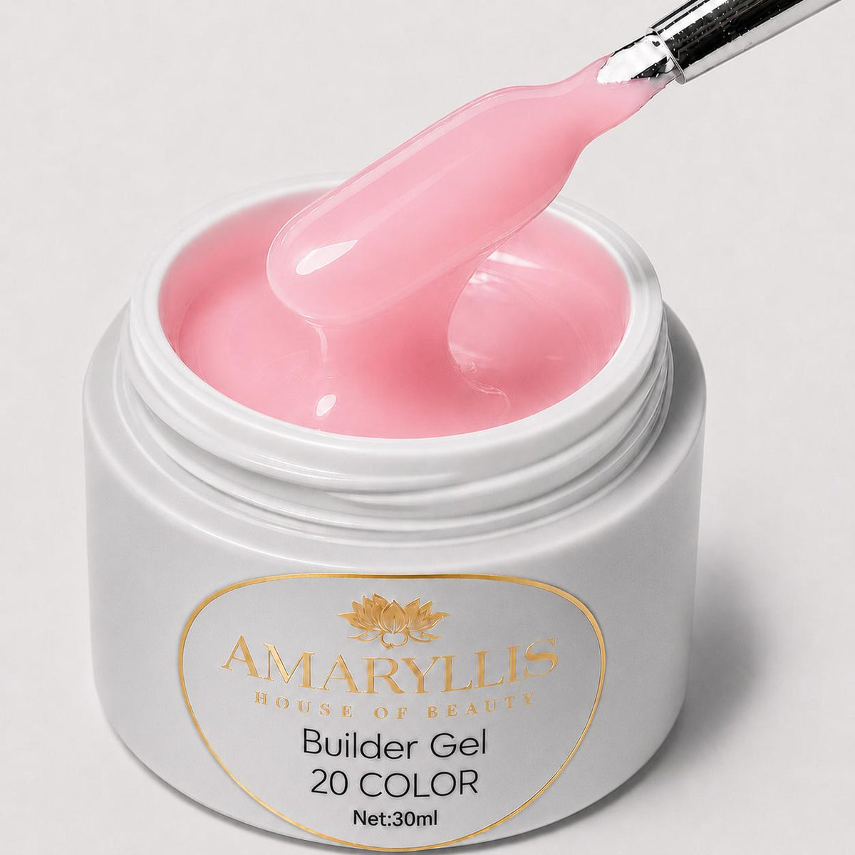 Amaryllis House of Beauty Builder Gel Ivory Silk-20