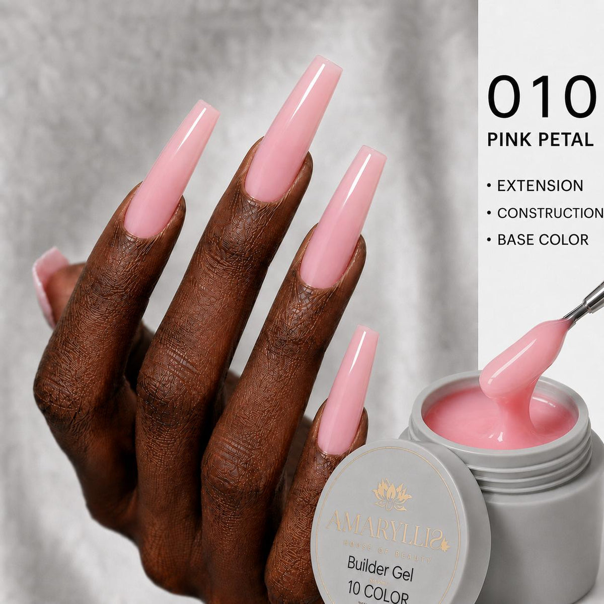 Amaryllis House of Beauty Builder Gel Pink Petal-10