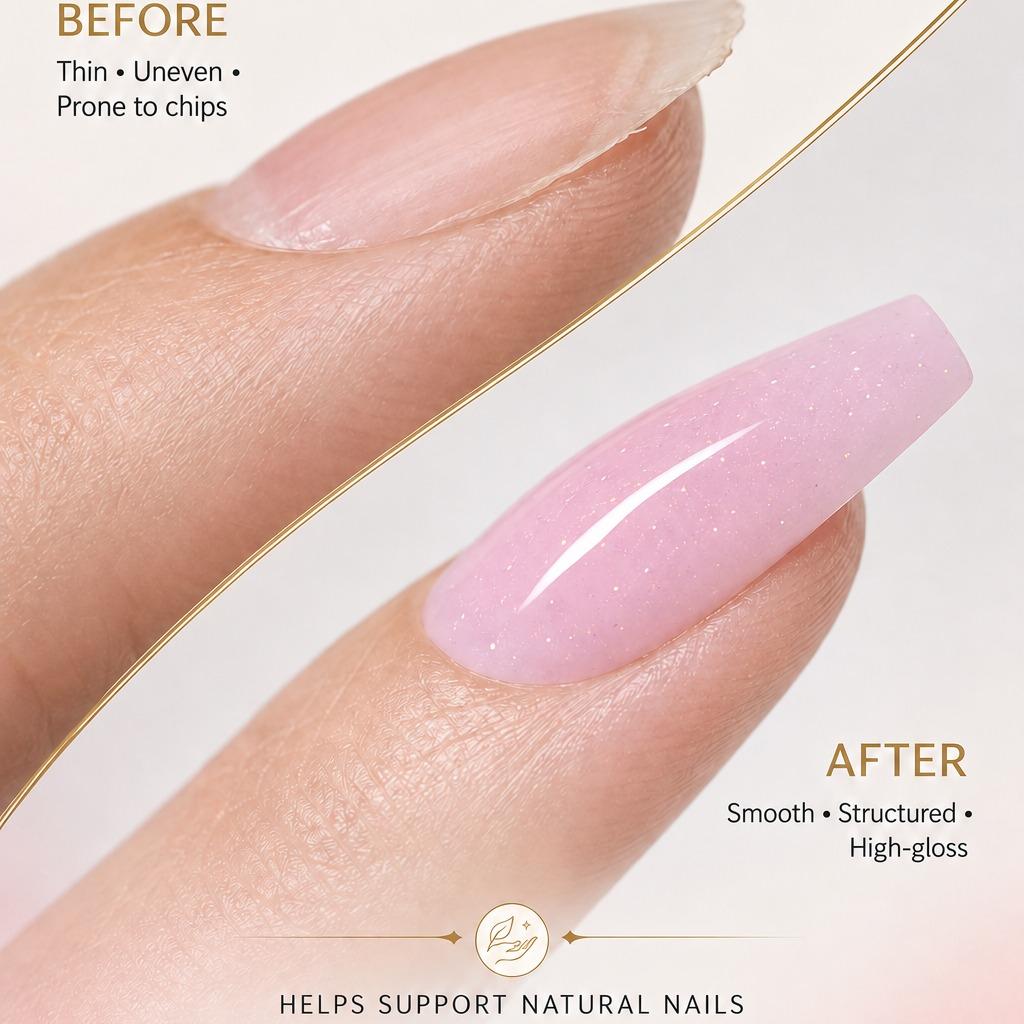 Amaryllis House of Beauty Builder Gel Pink Stardust-27