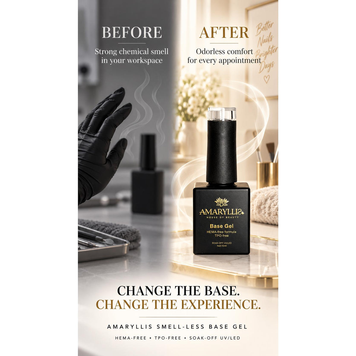 Amaryllis House of Beauty Crystal Base Gel 15 ml