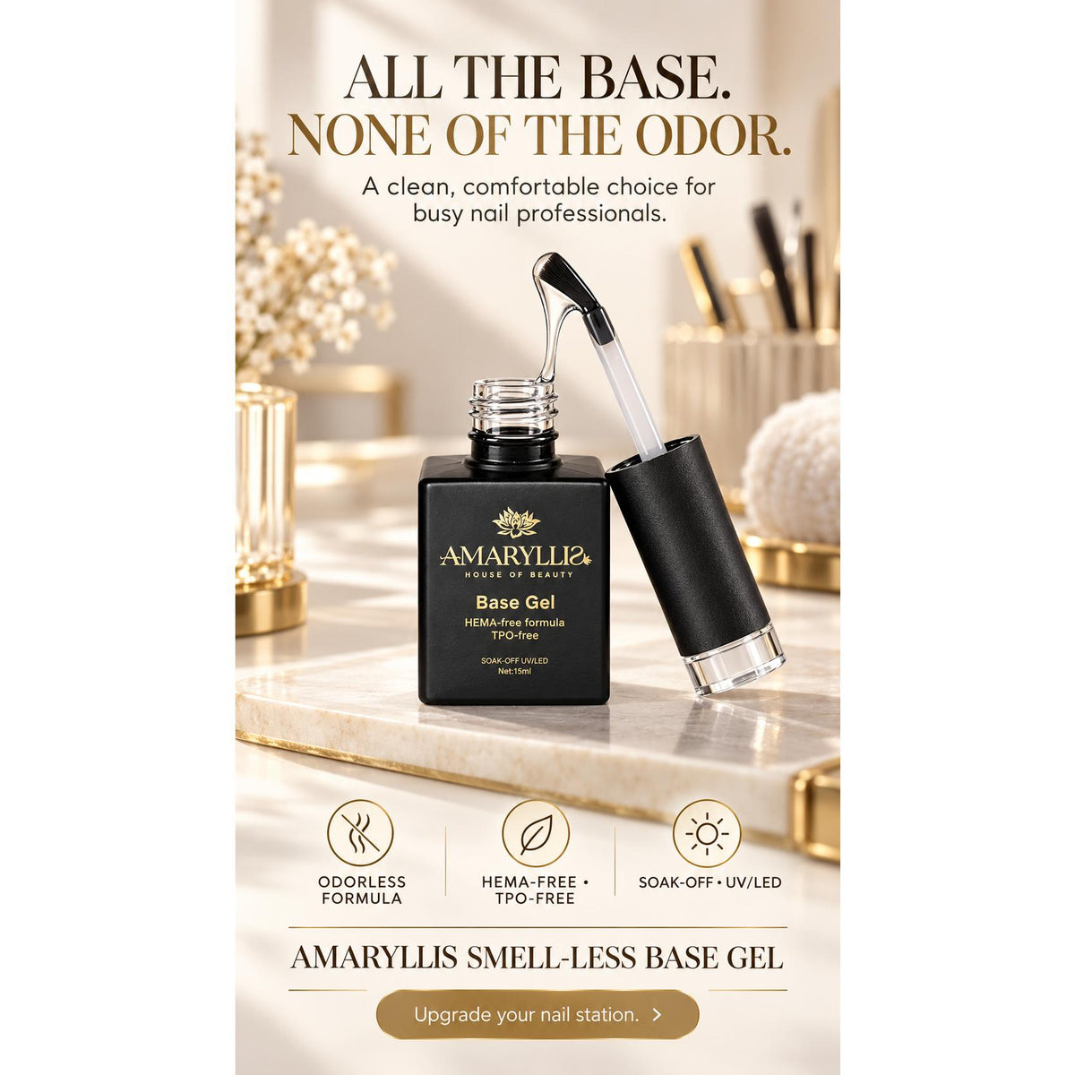Amaryllis House of Beauty Crystal Base Gel 15 ml