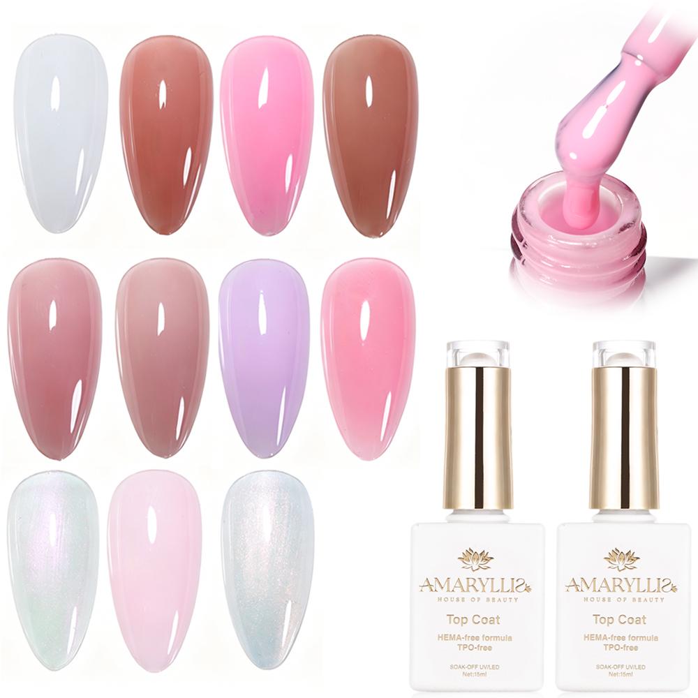 Amaryllis House of Beauty Pink Pearl Top Coat 09, 15 mL