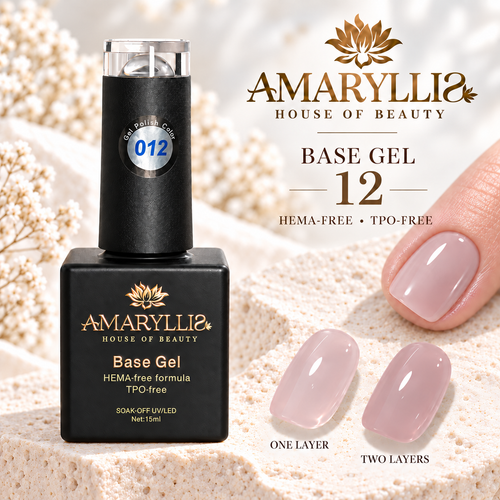 Amaryllis Rubber Base Gel 12