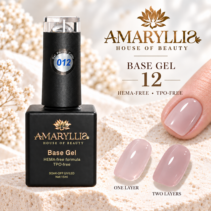 Amaryllis Rubber Base Gel 12