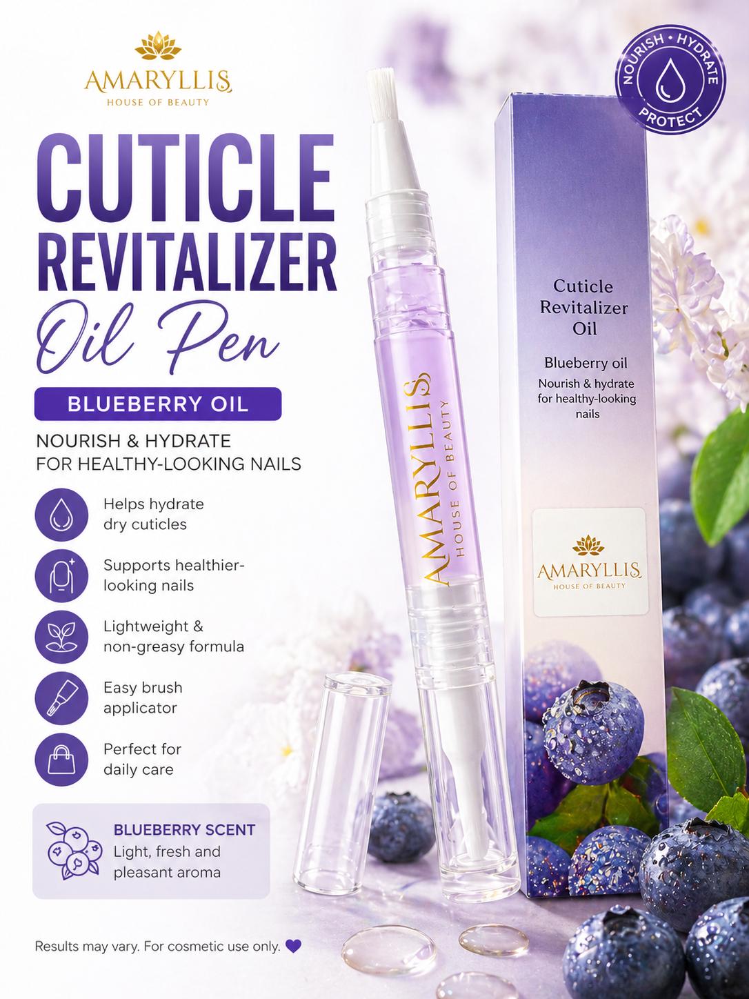 Blueberry Cuticle Oil – Hydrating Nail & Cuticle Treatment